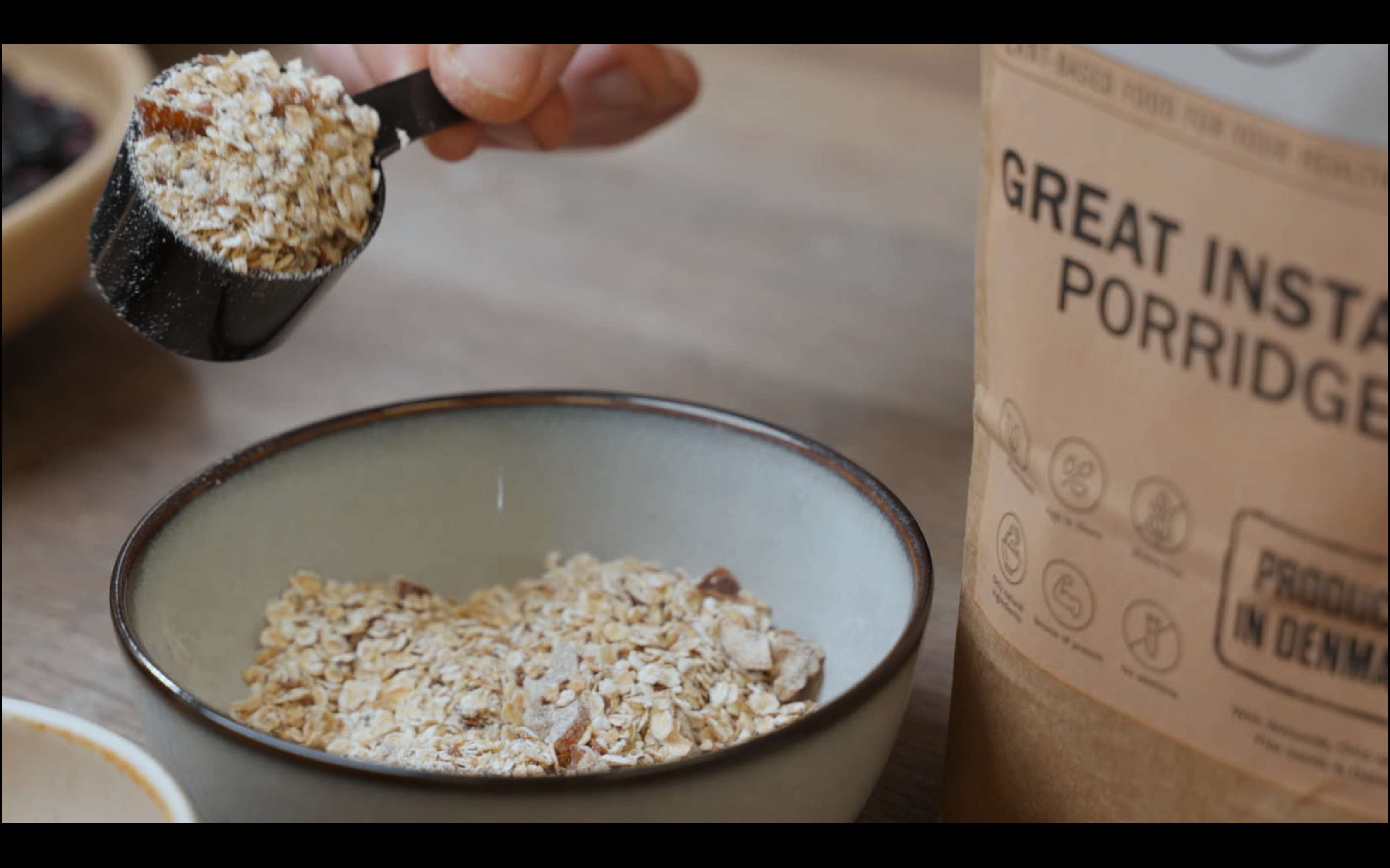 Great Instant Porridge x 2 poser (600 gram pr. pose)